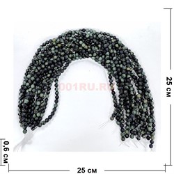 Яшма камбаба 6 мм натуральный минерал нитка 60-65 бусин - фото 224214