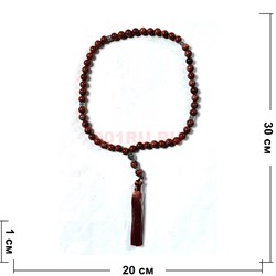 Четки 50 бусин 10 мм из коричневого авантюрина - фото 224331