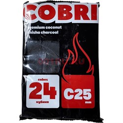 Уголь для кальяна 250 гр Cocobrico кокосовый 25 мм 24 кубика - фото 224367