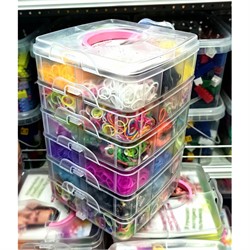 Резиночки для плетения 6-этажный бокс - фото 224370