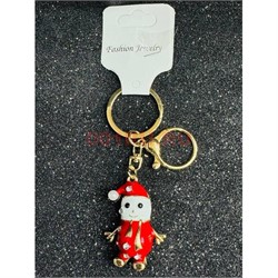 Брелок с карабином (B-61) новогодний в органайзере 12 шт/упаковка - фото 224399