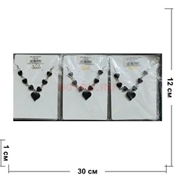 Подвеска колье (BS-B559) сердца 12 шт/упаковка - фото 224516