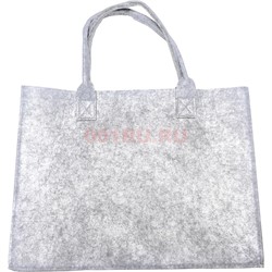 Сумка Шоппер цвет серый 30x40 см - фото 224517