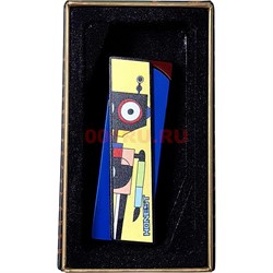 Зажигалка газовая Honest (BCZ-347) прямоугольная турбо с рисунками и узорами - фото 224544