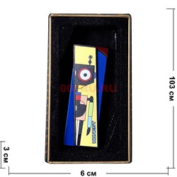 Зажигалка газовая Honest (BCZ-347) прямоугольная турбо с рисунками и узорами - фото 224545