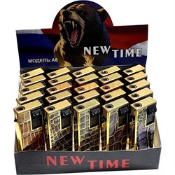 Зажигалка газовая «змеиная кожа A-8» турбированная 25 шт/упаковка - фото 224550