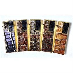 Зажигалка газовая «змеиная кожа A-8» турбированная 25 шт/упаковка - фото 224551