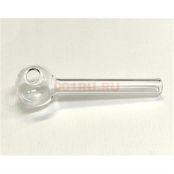 Трубка курительная стеклянная 8,5 см длина 25 мм диаметр (Китай) - фото 224586