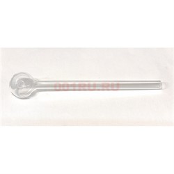 Трубка курительная стеклянная 20 см длина 35 мм диаметр (Китай) - фото 224588