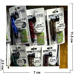 Трубка курительная «металл с рельефными рисунком» с сеточками - фото 224623