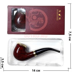 Трубка курительная металл в коробочке - фото 224627