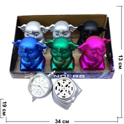 Гриндер Слоник цветной 12 см высота - фото 224631