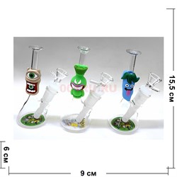 Бонг стеклянный «чудовища» 15 см - фото 224633