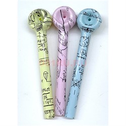 Трубка курительная стеклянная «ложка конспект» 13 см длина 30 мм диаметр - фото 224645