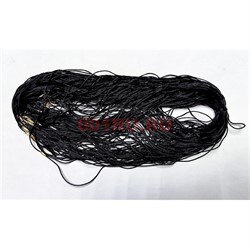 Гайтан шнурок для креста 70 см черный шелковый - фото 224772