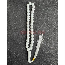 Четки под белый агат 10 мм 10 шт/связка - фото 224792