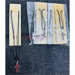 Подвеска на шею (B-90) с крестом 12 шт/упаковка - фото 224884