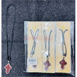 Подвеска на шею (B-91) с крестом 12 шт/упаковка - фото 224887