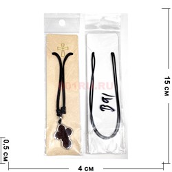 Подвеска на шею (B-91) с крестом 12 шт/упаковка - фото 224888