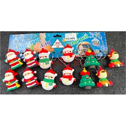 Брелок резиновый (B-2) новогодний 120 шт/блок - фото 224897