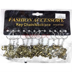 Брелок металлический (KY-72) слоники 12 шт/упаковка - фото 224958