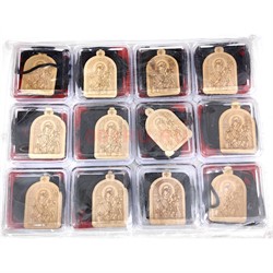 Подвеска на шею (B-95) с деревянной иконой 12 шт/упаковка - фото 225021