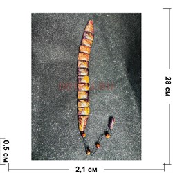 Четки перекидные (CH-2364) с прожилками под камень желто-фиолетовые 12 шт/упаковка - фото 225086