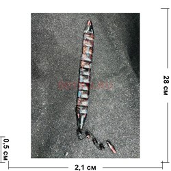 Четки перекидные (CH-2364) с прожилками под камень голубой гранат 12 шт/упаковка - фото 225094