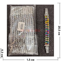 Четки перекидные из гематита 12 шт/упаковка (CK-B142) - фото 225100