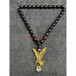 Подвеска (четки) Орел с жемчужиной цвет бронза 12 шт/упаковка (B-96) - фото 225146