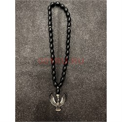 Подвеска (четки) Орел черные бусины 12 шт/упаковка (B-97) - фото 225148