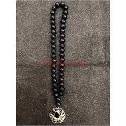 Подвеска (четки) Паук черные бусины 12 шт/упаковка (B-112) - фото 225182