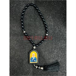 Четки подвеска православные (B-40) с деревянной иконкой Матрона 12 шт/упаковка - фото 225199