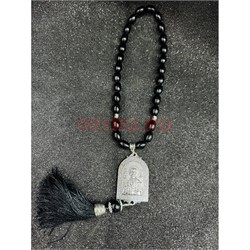 Четки подвеска православные (B-42) с металлической иконкой Николай Чудотворец 12 шт/упаковка - фото 225203