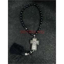 Четки подвеска православные (B-48) с деревянным крестом 12 шт/упаковка - фото 225216