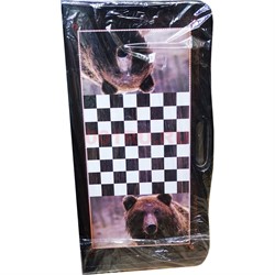 Нарды деревянные с ручкой 40 см рисунки в ассортименте - фото 225280