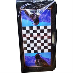 Нарды деревянные с ручкой 40 см рисунки в ассортименте - фото 225281