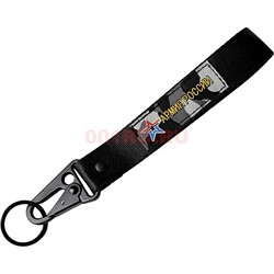 Брелок карабин текстильный с надписями в ассортименте - фото 225304