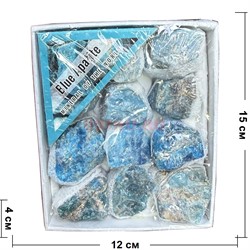 Голубой апатит друза минерала цена за упаковку - фото 225322