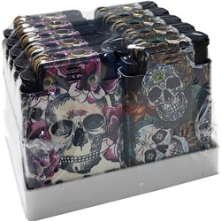 Зажигалка 2 режима с рисунками 20 шт/упаковка - фото 225336