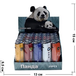 Зажигалка газовая (605) турбо «машинки» 25 шт/упаковка - фото 225351