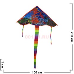 Воздушный змей с рисунками 200x100 см 20 шт/упаковка - фото 225363
