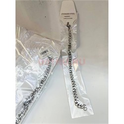 Браслет мужской 22 см (BR-575) металлический 8 мм ширина 12 шт/упаковка - фото 225393