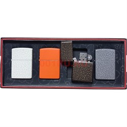 Зажигалка бензиновая цветная 4 шт/упаковка - фото 225404