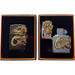 Зажигалка газовая Дракон в коробочке - фото 225407