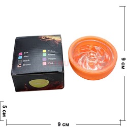 Чашка для кальяна «полусфера» стекло силикон цвета в ассортименте - фото 225429