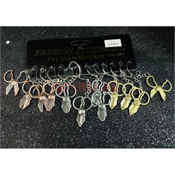 Брелок металлический (KY-800) ножницы 12 шт/упаковка - фото 225452