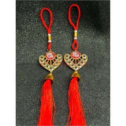 Подвеска мусульманская (G-40) с красными нитками 12 шт/упаковка - фото 225485