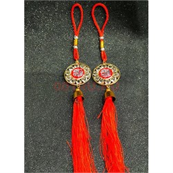 Подвеска мусульманская (G-33) с красными нитками 12 шт/упаковка - фото 225491