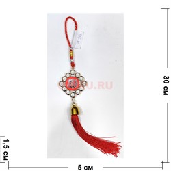 Подвеска мусульманская (G-30) с красными нитками 12 шт/упаковка - фото 225495
